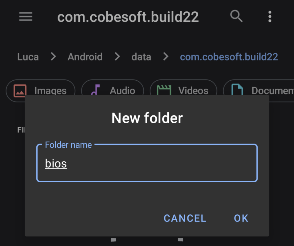App install 3 BIOS folder
